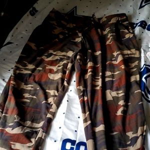 Army joggers draw string elastic waist